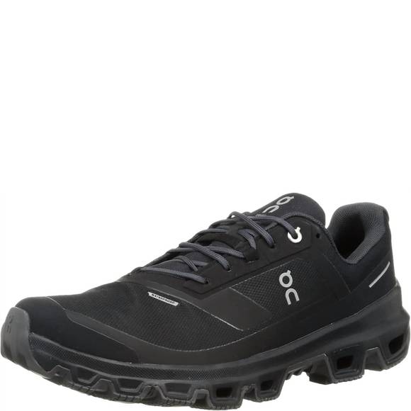 ON Shoes - NEW ON women's cloudventure waterproof synthetic textile trainers in black